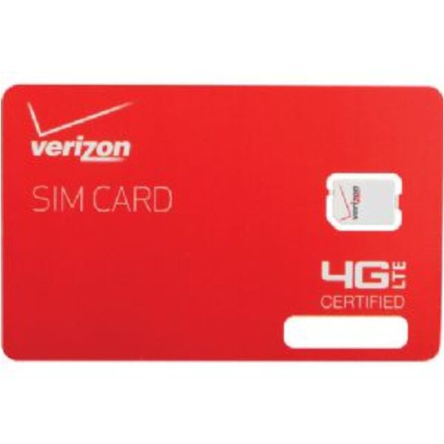 Carte SIM Verizon 840168090228 Carte Nano SIM - LTE - iPad Air - iPad Mini - - Photo 1 sur 1